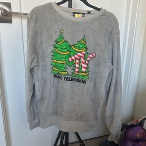 MTV Yellow and Blue Logo Gray Apparel